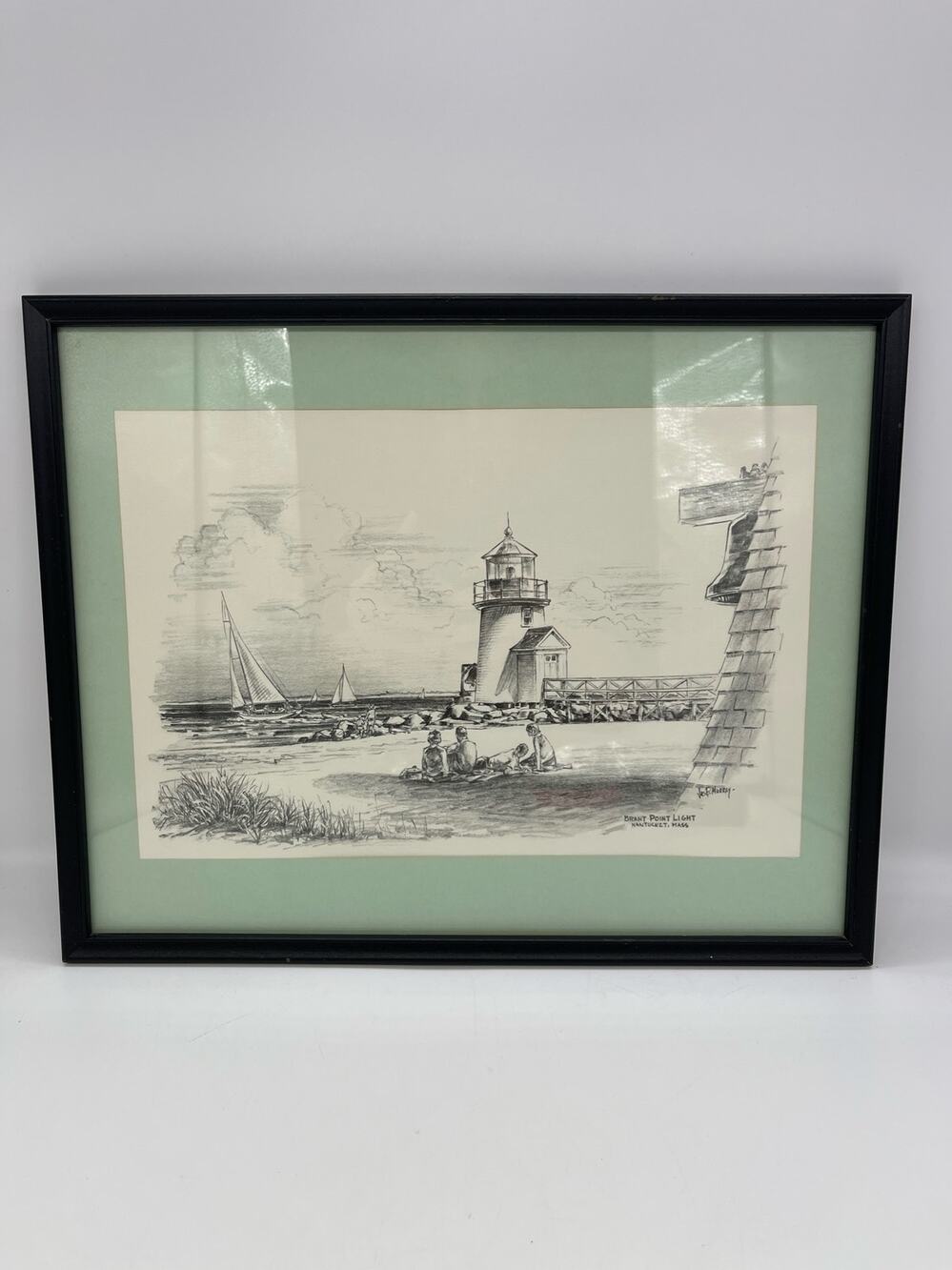 Jas F Murray Brant Point Light Nantucket Massachusetts